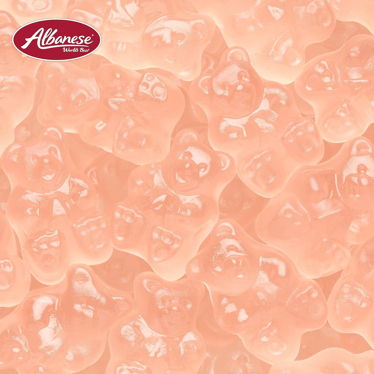 imageAlbanese Worlds Best 12 Flavor Gummi Bears 5lbs of Candy 12 Unique Flavors Gluten Free Fat Free Soft and Chewy Gummy Cherry Blue Raspberry Mango and More Great Snack for Travel and KidsGrapefruit Bears