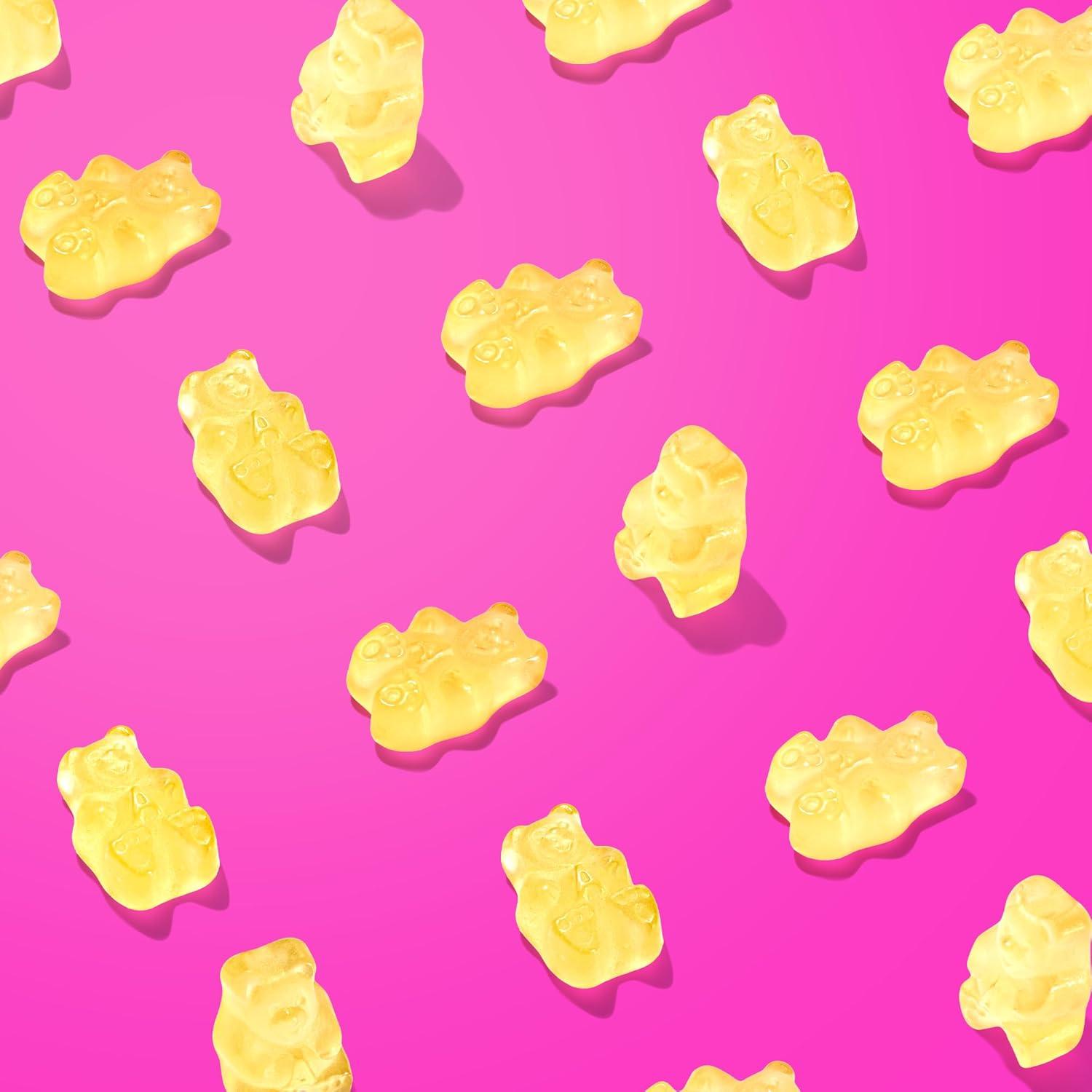 imageAlbanese Worlds Best 12 Flavor Gummi Bears 5lbs of Candy 12 Unique Flavors Gluten Free Fat Free Soft and Chewy Gummy Cherry Blue Raspberry Mango and More Great Snack for Travel and KidsPineapple Bears