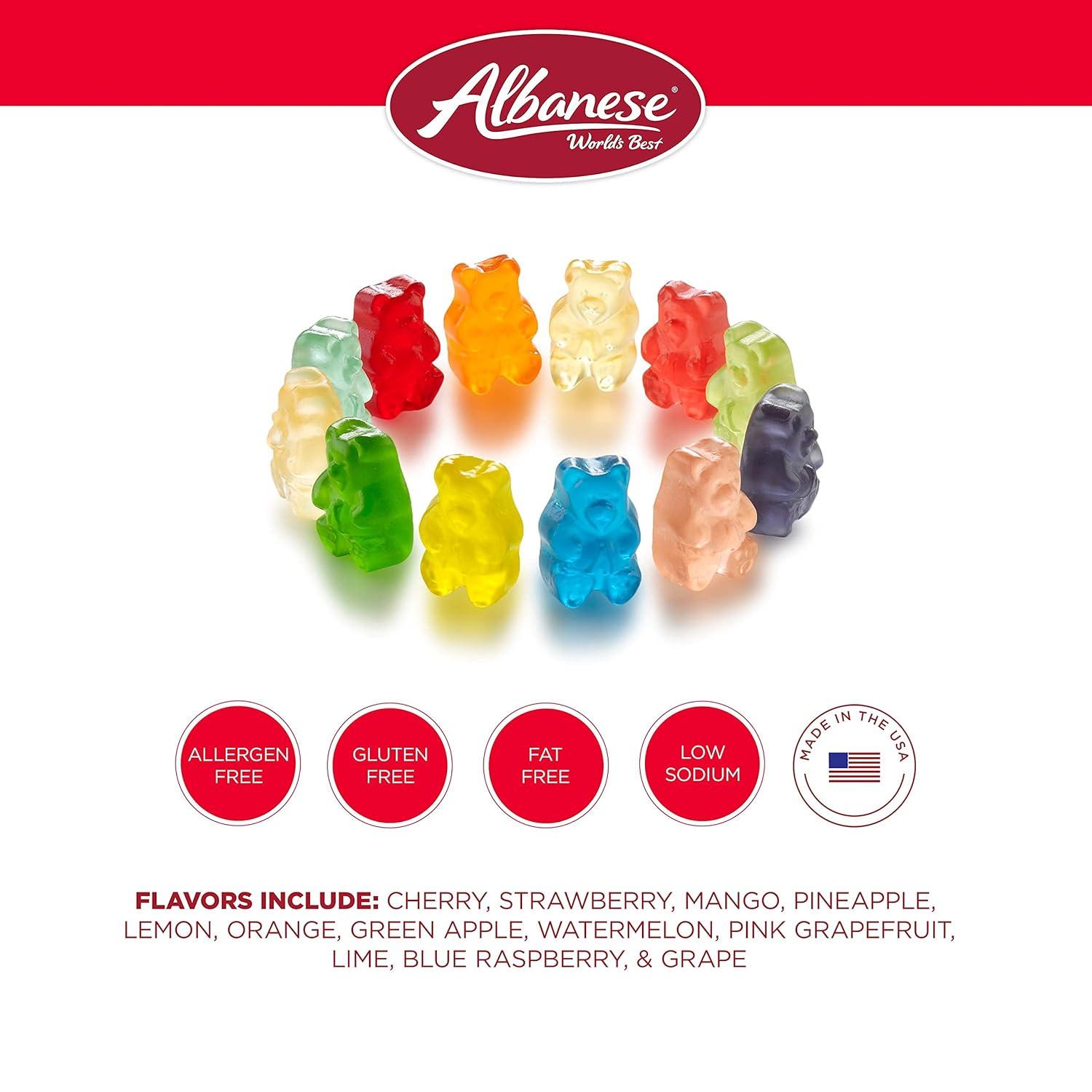 imageAlbanese Worlds Best 12 Flavor Gummi Bears 75oz Bag of Candy Pack of 12 Individually Wrapped Soft ampamp Chewy Candy Snacks Fruity Flavor Assortment12 Flavor Bears