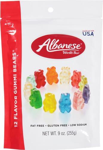 imageAlbanese Worlds Best 12 Flavor Gummi Bears 75oz Bag of Candy Pack of 12 Individually Wrapped Soft ampamp Chewy Candy Snacks Fruity Flavor Assortment12 Flavor Bears