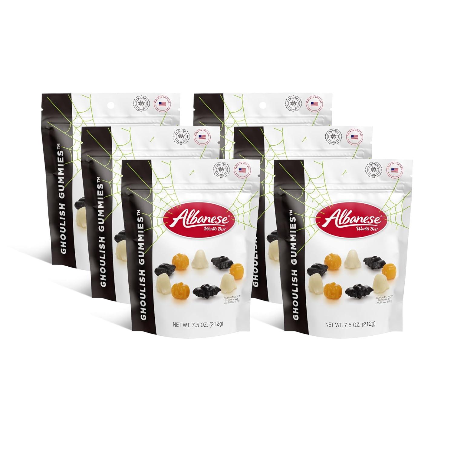 imageAlbanese Worlds Best Large Assorted Fruit Gummi Worms 5lbs of CandyGhoulish Gummies