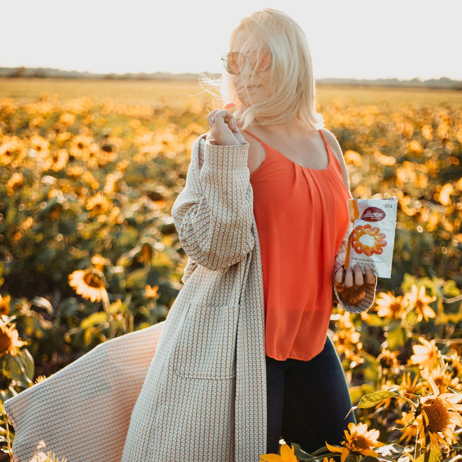 imageAlbanese Worlds Best Sour 12 Flavor Gummi Bears 32oz Bag of Candy 12 Unique Super Sour Flavors Gluten Free Fat Free Soft and Chewy Gummy Bears Perfect Travel SnackPeach Rings