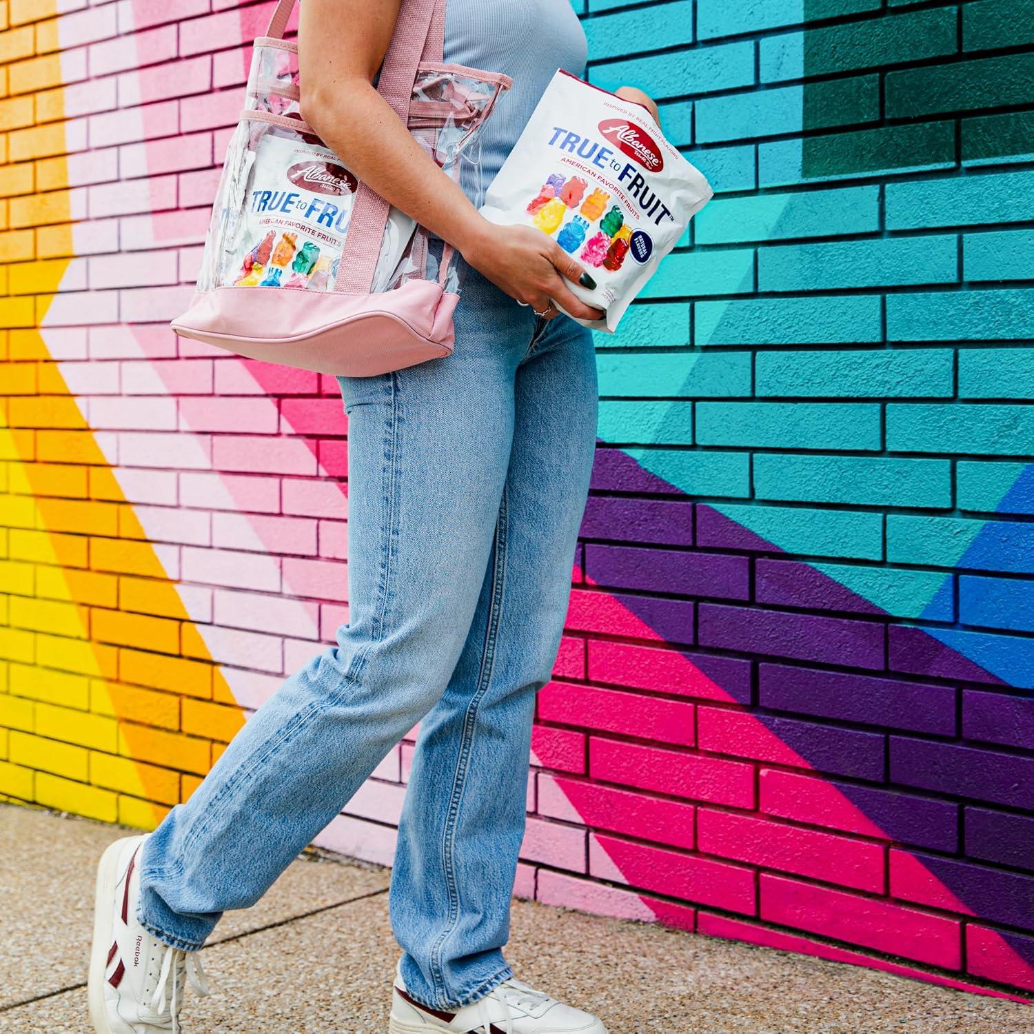 imageAlbanese Worlds Best True to Fruit American Favorite Fruits Gummies Candy 25oz Bag Soft ampamp Chewy Candy Snack Fruity Flavor AssortmentAmerican Favorite Fruits