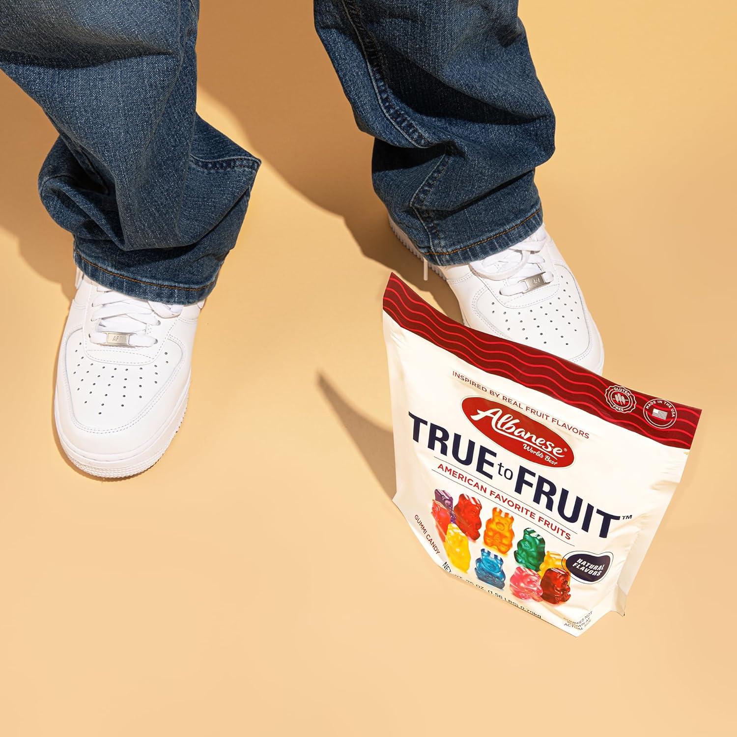 imageAlbanese Worlds Best True to Fruit American Favorite Fruits Gummies Candy 25oz Bag Soft ampamp Chewy Candy Snack Fruity Flavor AssortmentAmerican Favorite Fruits