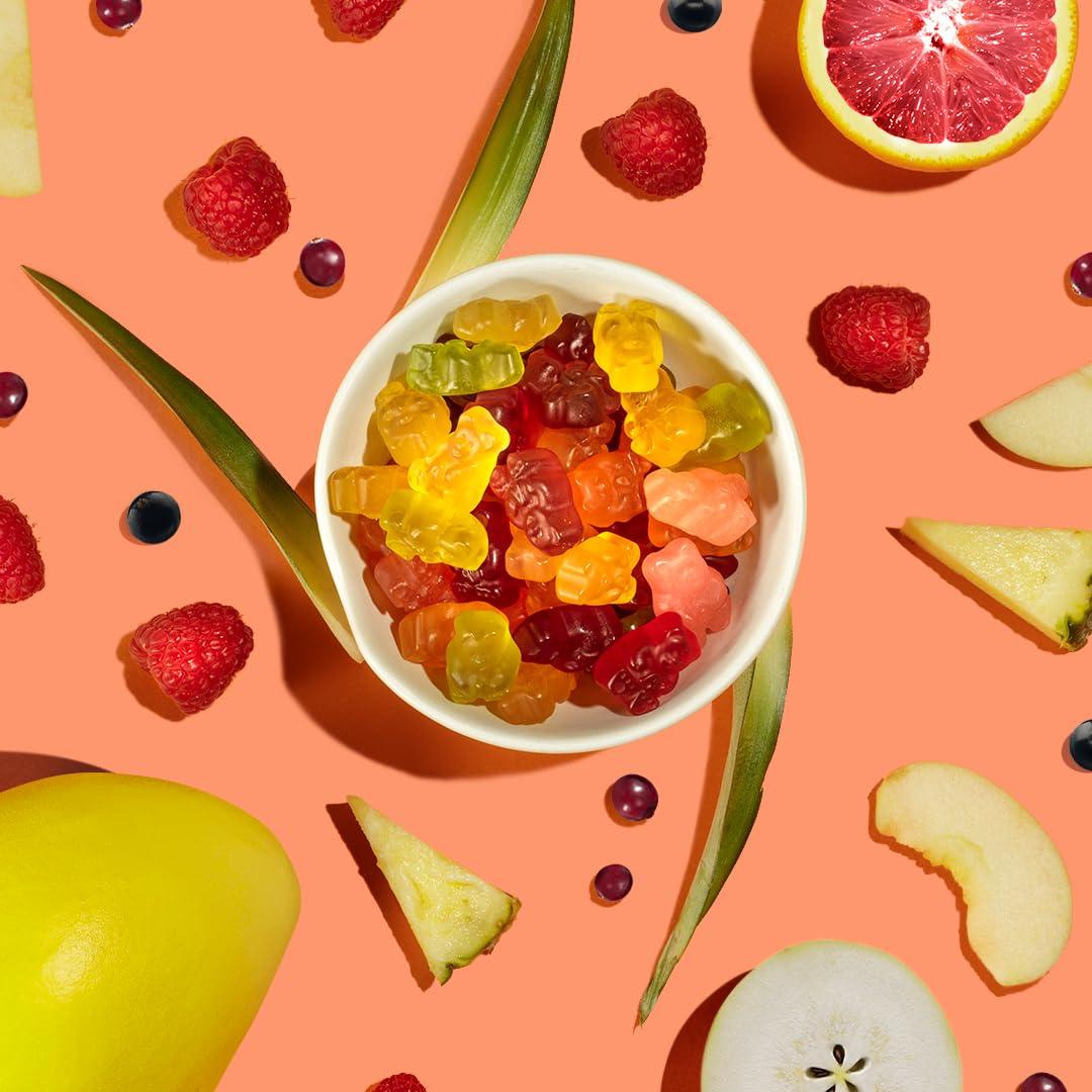 imageAlbanese Worlds Best True to Fruit American Favorite Fruits Gummies Candy 25oz Bag Soft ampamp Chewy Candy Snack Fruity Flavor AssortmentExotic Fruits