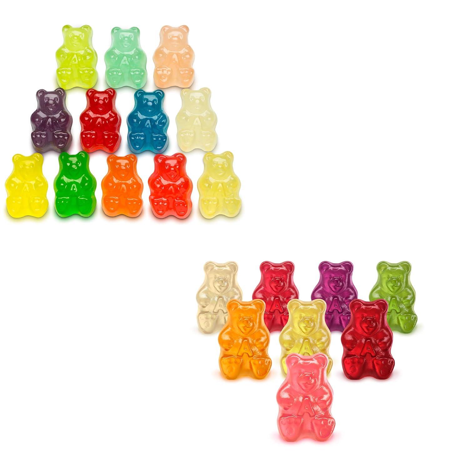 imageAlbanese Worlds Best True to Fruit American Favorite Fruits Gummies Candy 25oz Bag Soft ampamp Chewy Candy Snack Fruity Flavor AssortmentVariety Pack