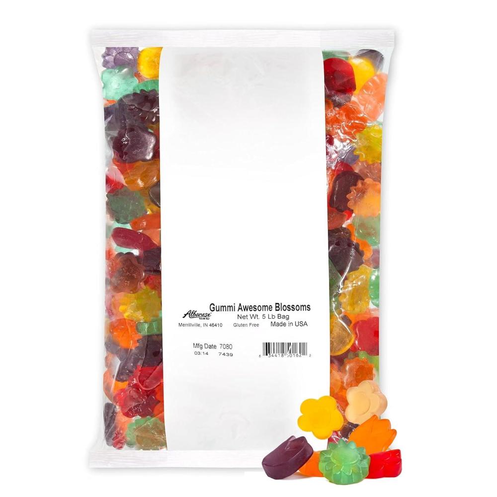 imageAlbanese Worlds Best Gummi Watermelon Rings 45lbs of Candy Gluten Free Fat Free Soft and Chewy Gummy Rings Perfect for Parties Baking with Kids and On The Go SnackingAwesome Blossoms