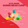 Albanese World’s Best 12 Flavor Gummi Bear Cubs | 50 – 0.5oz Snack Packs of Candy | Miniature, Individually Wrapped, Soft Gummy |Cherry, Blue Raspberry, and More | Perfect for Kid’s Classroom Parties(12 Flavor Gummi Bear Cubs)