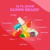 Albanese World’s Best 12 Flavor Gummi Bears | 5lbs of Candy | 12 Unique Flavors, Gluten Free, Fat Free, Soft and Chewy Gummy | Cherry, Blue Raspberry, Mango and More | Great Snack for Travel and Kids(12 Flavor Bears)