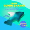 Albanese World’s Best Sour Gummi Poppers | 4.5lbs of Candy | 5 Super Sour Flavors, Gluten Free, Fat Free, Soft & Chewy Gummies | Blue Raspberry, Lemon, Orange and More | Perfect for Birthday Parties(Blue Sharks)