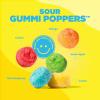 Albanese World’s Best Sour Gummi Poppers | 4.5lbs of Candy | 5 Super Sour Flavors, Gluten Free, Fat Free, Soft & Chewy Gummies | Blue Raspberry, Lemon, Orange and More | Perfect for Birthday Parties(Sour Poppers)