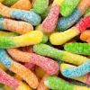 Albanese World’s Best Sour Mini Neon Gummi Worms | 4.5lbs of Candy | 5 Super Sour Flavors, Gluten Free, Fat Free, Soft & Chewy Gummies | Blue Raspberry, Lemon, and More | Perfect for Birthday Parties(8 Ounce (Pack of 1))