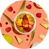 Albanese World’s Best True to Fruit – American Favorite Fruits Gummies, Candy, 25oz Bag, Soft & Chewy Candy Snack, Fruity Flavor Assortment(Exotic Fruits)