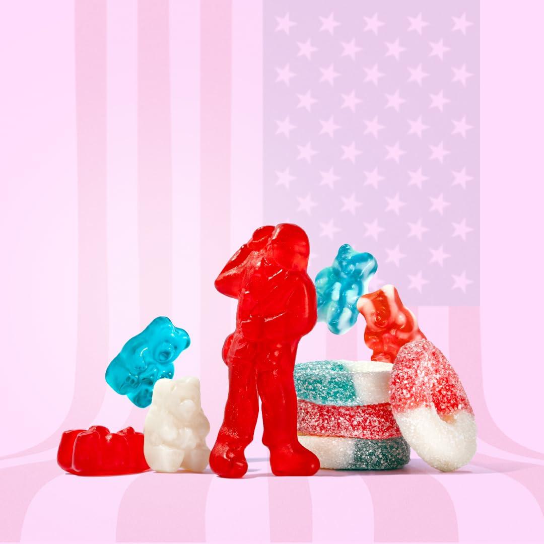 imageAlbanese Worlds Best Gummies Sherbet Gummi Ice Pops 5lbs of CandyPeace Gummi Bears